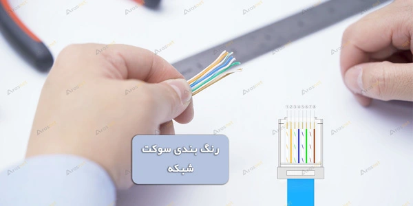 سوکت-زدن-کابل-شبکه-رنگبندی