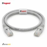 پچ کورد شبکه لگراند CAT5e یک متری طوسی با کانکتور RJ45