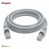 پچ کورد شبکه لگراند CAT5e U/UTP دو متری طوسی مدل 051637 با کانکتور RJ45