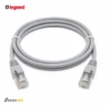 پچ کورد شبکه لگراند CAT5e U/UTP سه متری طوسی مدل 051638 با دو کانکتور RJ45