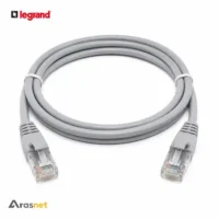 پچ کورد شبکه لگراند CAT5e U/UTP سه متری طوسی مدل 051638 با دو کانکتور RJ45