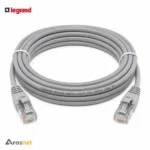پچ کورد شبکه لگراند CAT5e U/UTP پنج متری طوسی مدل 051639 با دو کانکتور RJ45