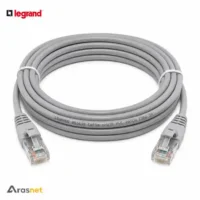 پچ کورد شبکه لگراند CAT5e U/UTP پنج متری طوسی مدل 051639 با دو کانکتور RJ45