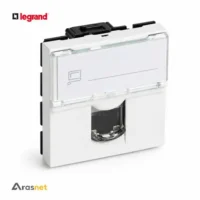 کیستون شبکه لگراند Cat6 UTP دو ماژول مدل 076564 سری Mosaic LCS3