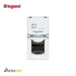 کیستون شبکه باریک Cat6 UTP لگراند مدل Keystone Jack با کانکتور RJ45