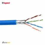 تصویر کابل شبکه لگراند Cat6 F/UTP مدل 032756 با نمایش فویل محافظ، چهار زوج تابیده و روکش LSZH