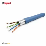 تصویر کابل شبکه لگراند Cat6 F/UTP مدل 032758 با روکش PVC آبی، شیلد فویلی و چهار زوج سیم تابیده